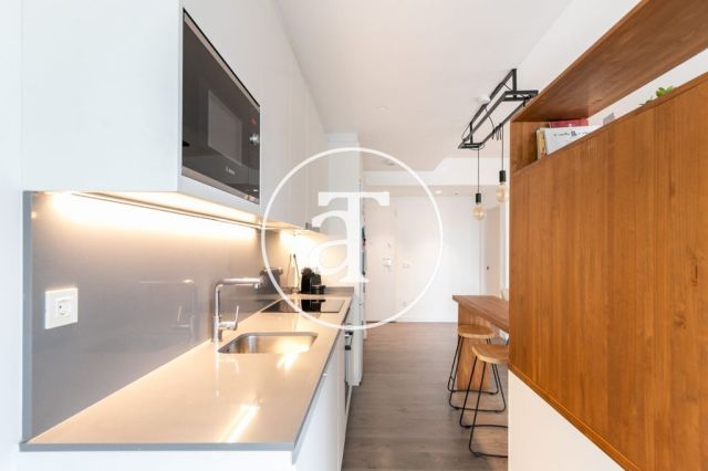 Location temporaire d'un appartement avec 2 chambres, studio et piscine chauffée à Plaza Europa 16