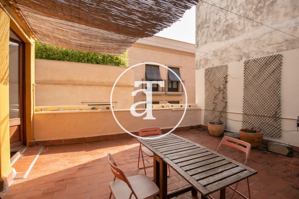 Comfortable furnished apartment with terrace in Ciutat Vella 1