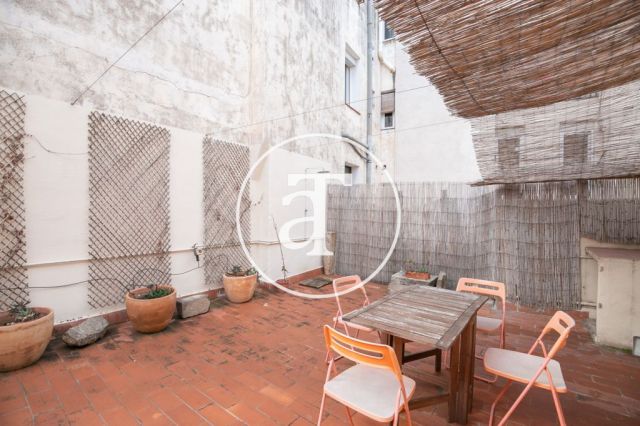Piso de alquiler temporal de 1 habitación y terraza en el Born 3