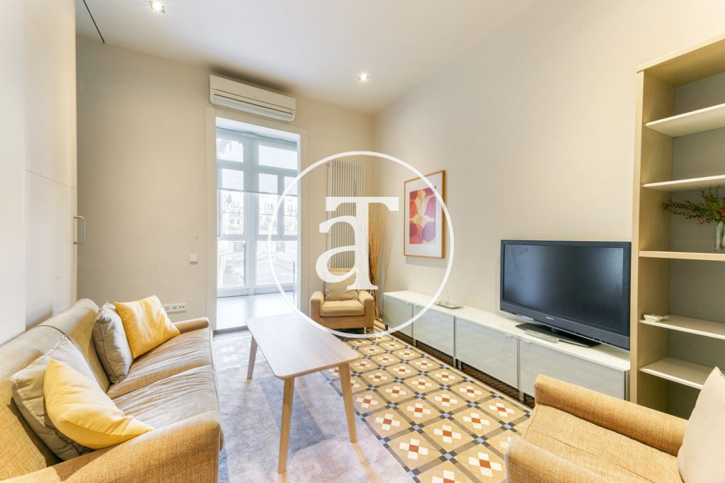 Monthly rental apartment  with 2 bedrooms in Gran Via de les Corts Catalanes 1