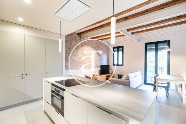 Brand new monthly rental apartment with 2 bedrooms and terrace close to the station Llacuna. 5