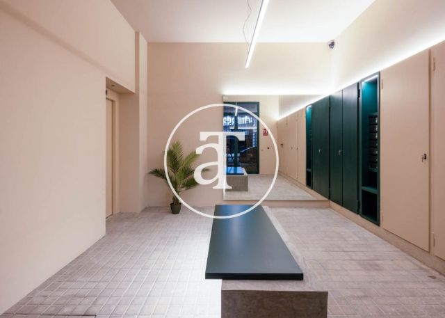 Brand new monthly rental apartment with 2 bedrooms and terrace close to the station Llacuna. 34