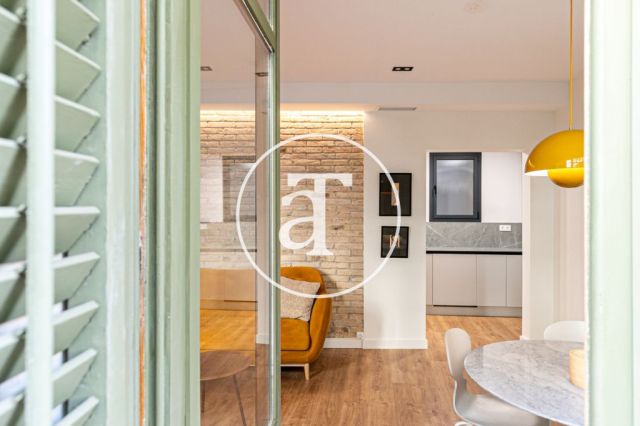 Appartement de 2 chambres à louer temporairement à Carrer de Girona 4