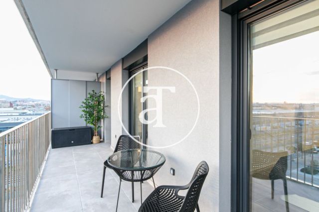 Monthly rental apartment with 2 bedrooms, private terrace, communal pool and sea view 11