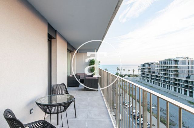 Monthly rental apartment with 2 bedrooms, private terrace, communal pool and sea view 14