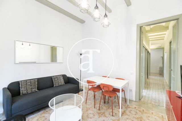 Location temporaire d'un appartement avec 3 chambres et terrasse à proximité de la Sagrada Família