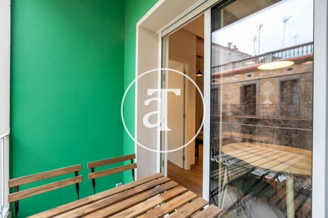 Monthly rental apartment with 3 bedrooms and terrace in El Clot 12