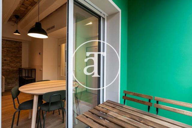 Monthly rental apartment with 3 bedrooms and terrace in El Clot 10