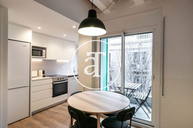 Monthly rental apartment with 3 bedrooms and terrace in El Clot 5