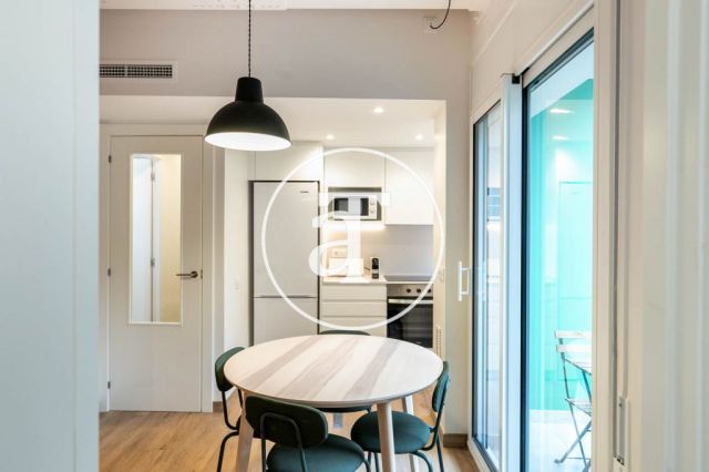 Monthly rental apartment with 3 bedrooms and terrace in El Clot 7