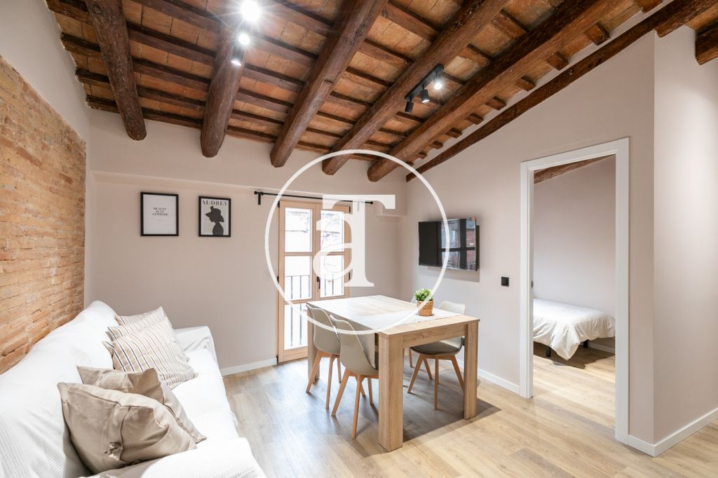 Monthly brand new rental penthouse with 3 bedrooms, in excellent condition close to La Rambla 2