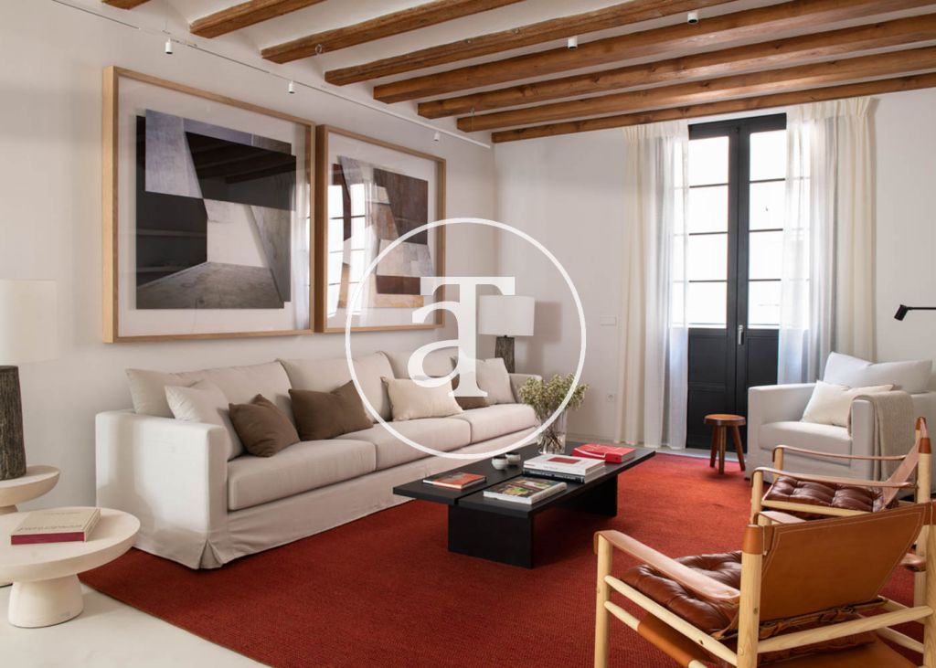 Brand new monthly rental apartment with 2 bedrooms, gym and heated swimming pool in Port Vell 1