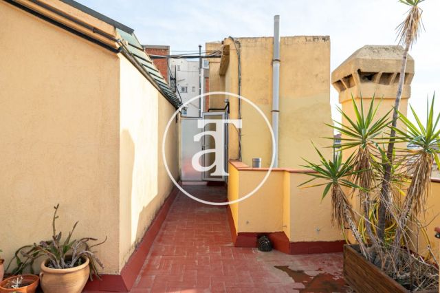 Monthly rental penthouse with 2 bedrooms and terrace in Gracia 22