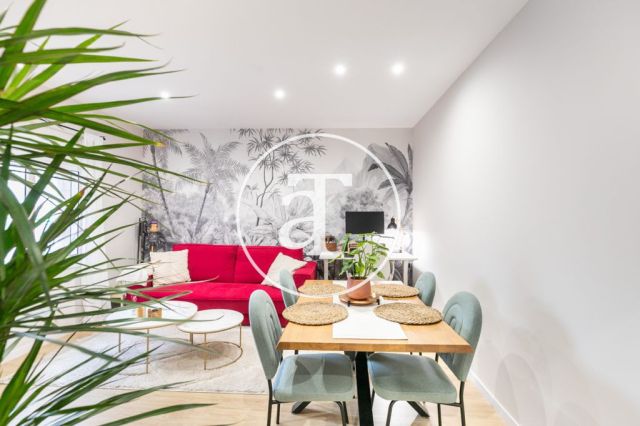Monthly rental apartment with 2 bedroom close to the Hospital de Sant Pau 2