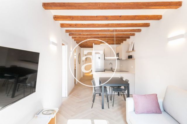 Monthly rental apartment with 2 bedrooms close to Plaza Universitat 3