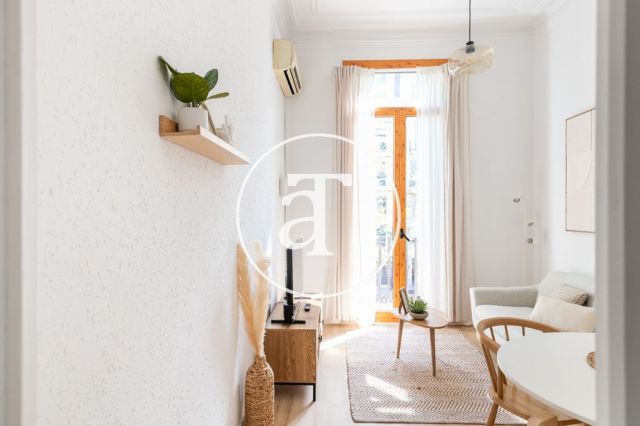 Monthly rental apartment with 1 double room in Eixample 2
