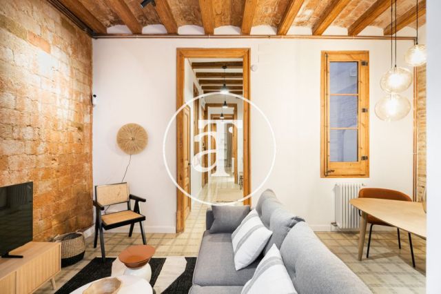 Appartement de 2 chambres à louer temporairement à Ciutat Vella 4