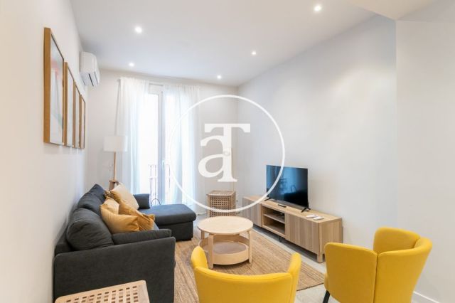 Appartement en location temporaire avec 2 chambres, balcon et terrasse, à deux pas des Ramblas et du Mercat de la Boqueria 2