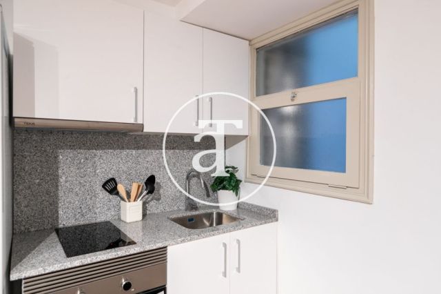 Piso de alquiler temporal de 1 habitación y 1 baño en Ciutat Vella 12
