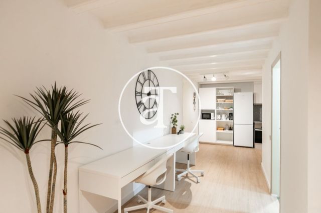 Piso de alquiler temporal de 1 habitación y 1 baño en Ciutat Vella 9