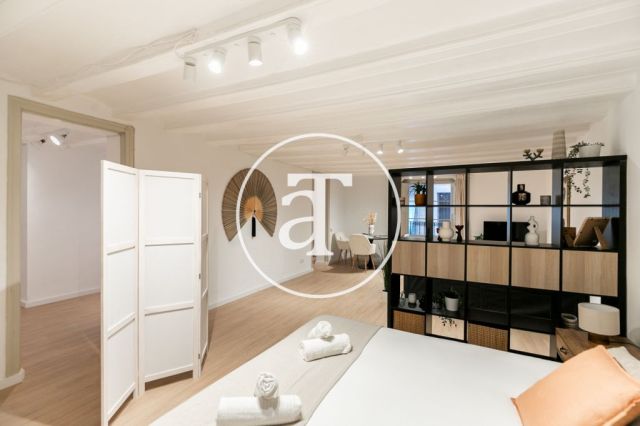 Piso de alquiler temporal de 1 habitación y 1 baño en Ciutat Vella 16