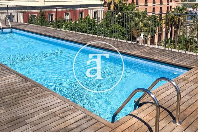 Appartement de 2 chambres à louer temporairement avec balcon et piscine dans le quartier gothique 22