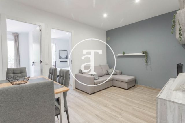 Piso de alquiler temporal de 3 habitaciones dobles, 1 baño y terraza en el barrio de Les Corts 6