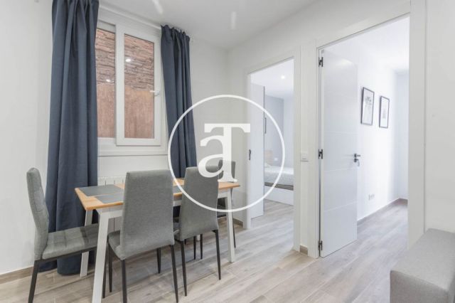 Piso de alquiler temporal de 3 habitaciones dobles, 1 baño y terraza en el barrio de Les Corts 8
