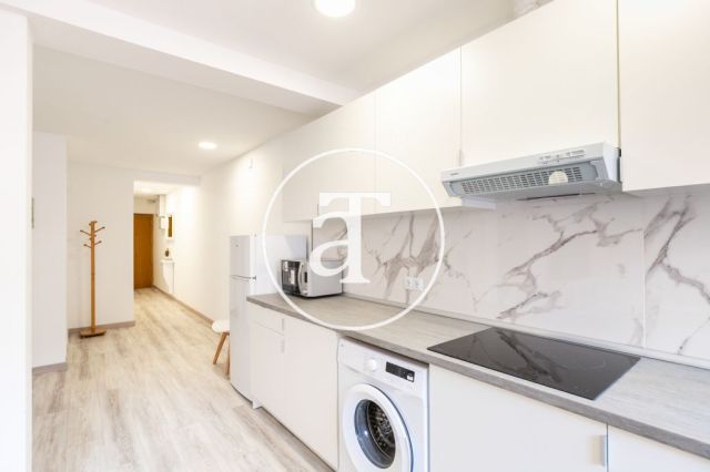 Piso de alquiler temporal de 2 habitaciones y 2 baños con terraza a pasos de La Sagrada Família 14