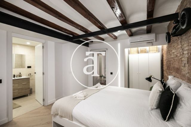 Monthly rental apartment with 3 bedrooms and 2 bathrooms in Ciutat Vella, just a stone's throw from Plaça Universitat. 48