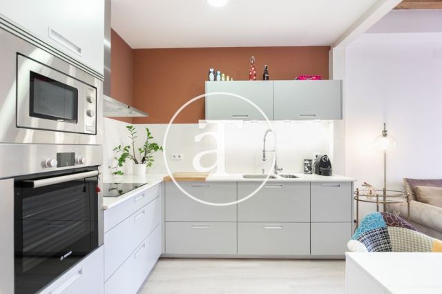 Appartement en location temporaire avec 1 chambre, 1 salle de bains et balcon dans l'Eixample 9