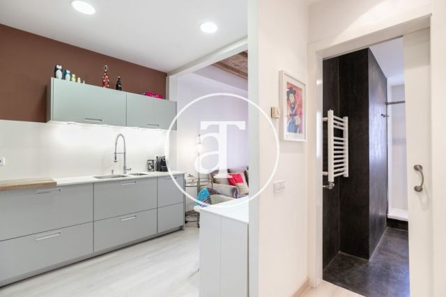 Appartement en location temporaire avec 1 chambre, 1 salle de bains et balcon dans l'Eixample 12