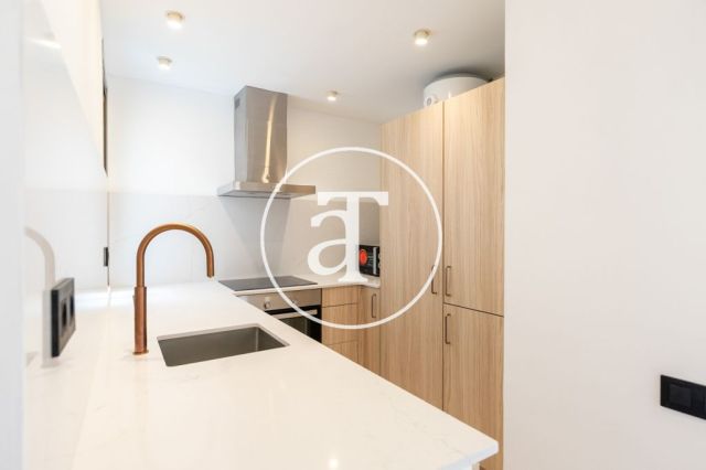 Monthly rental apartment with 2 bedrooms and 1 bathroom in La Barceloneta 8