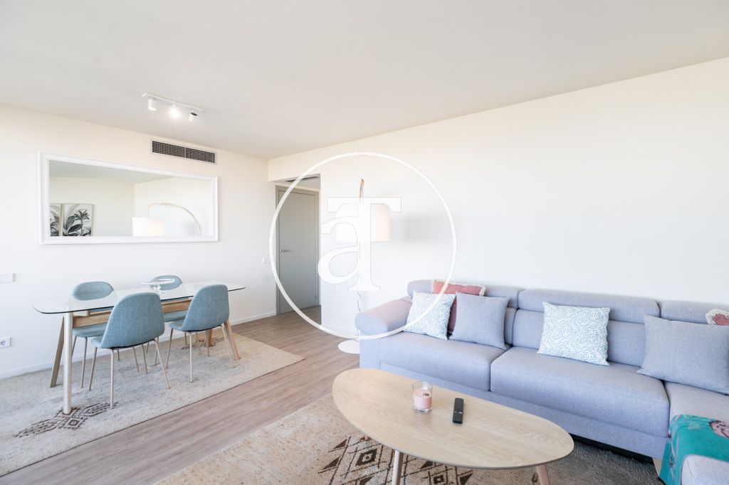 Appartement en location mensuelle avec 3 chambres, 2 salles de bain, terrasse et parking à Diagonal Mar 6