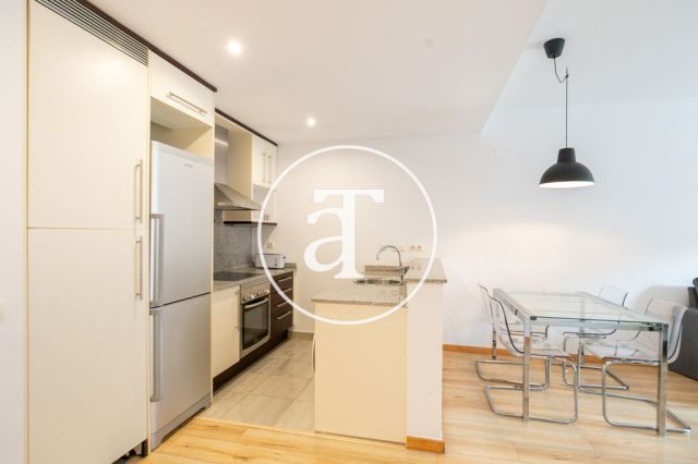 Monthly rental apartment with 2 bedrooms and 1 bathroom with terrace and communal pool in Poblenou 12