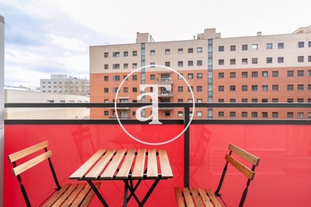 Monthly rental apartment with 2 bedrooms and 1 bathroom with terrace and communal pool in Poblenou 3