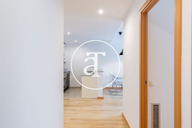 Monthly rental apartment with 2 bedrooms and 1 bathroom with terrace and communal pool in Poblenou 15