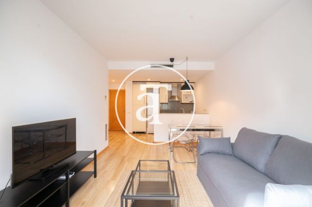 Monthly rental apartment with 2 bedrooms and 1 bathroom with terrace and communal pool in Poblenou 8