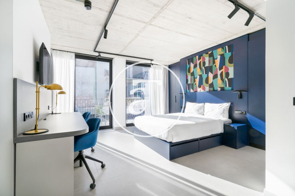 Loft en residencia de estudiantes en Poblenou