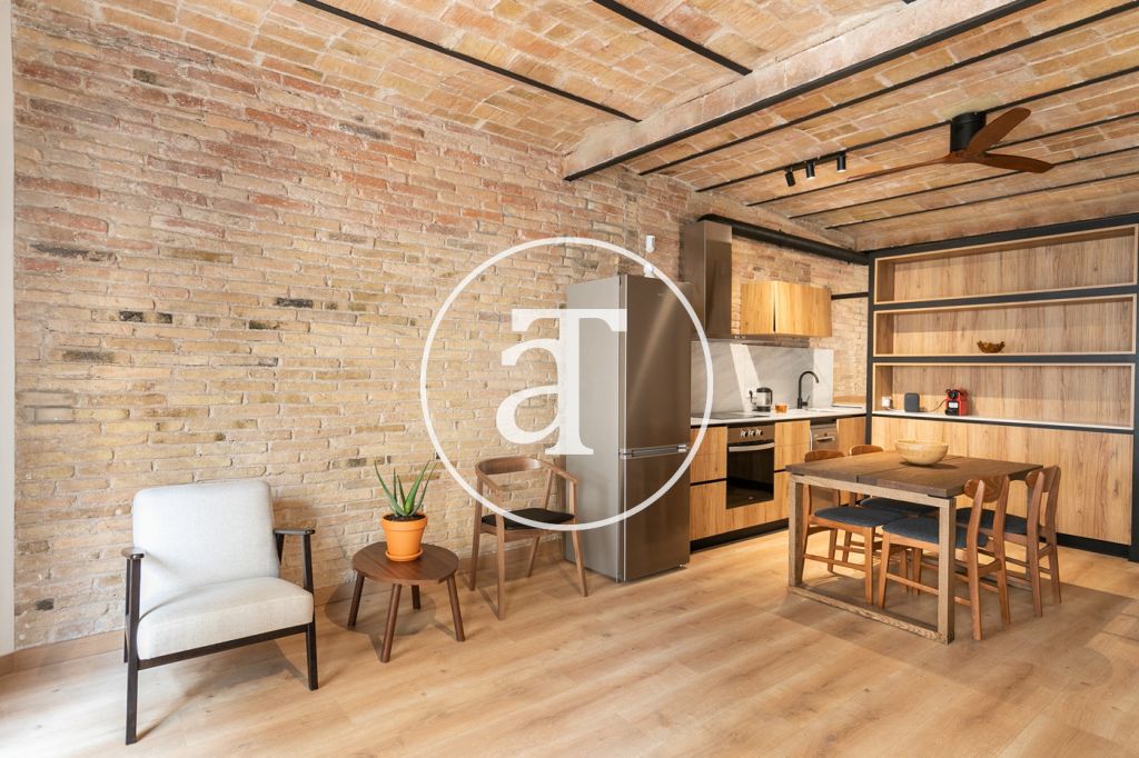 Piso de alquiler temporal de 1 habitación en Sants-Montjuic