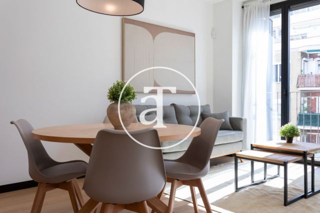 Piso de alquiler temporal de 3 habitaciones y 2 baños en el Eixample 9
