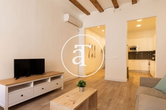 Piso de alquiler temporal con 1 habitación y despacho en zona céntrica de Barcelona 4