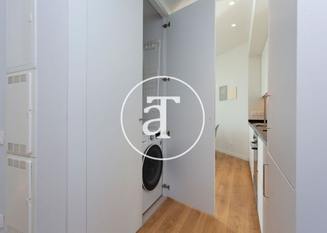 Piso de alquiler temporal de 2 habitaciones y piscina compartida a un paso de Av. Diagonal 12