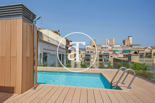 Piso de alquiler temporal de 2 habitaciones y piscina compartida a un paso de Av. Diagonal 44