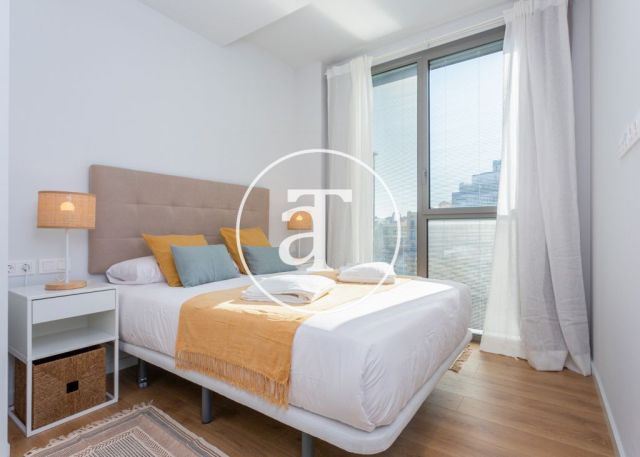 Piso de alquiler temporal de 2 habitaciones y piscina compartida a un paso de Av. Diagonal 13