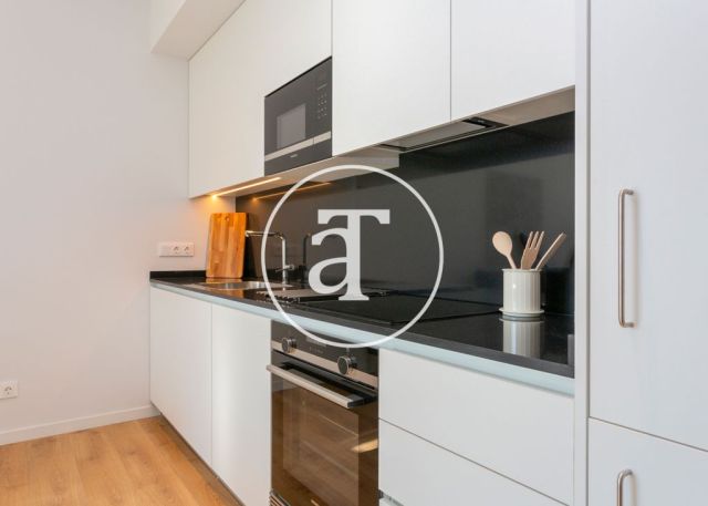 Piso de alquiler temporal de 2 habitaciones y piscina compartida a un paso de Av. Diagonal 8