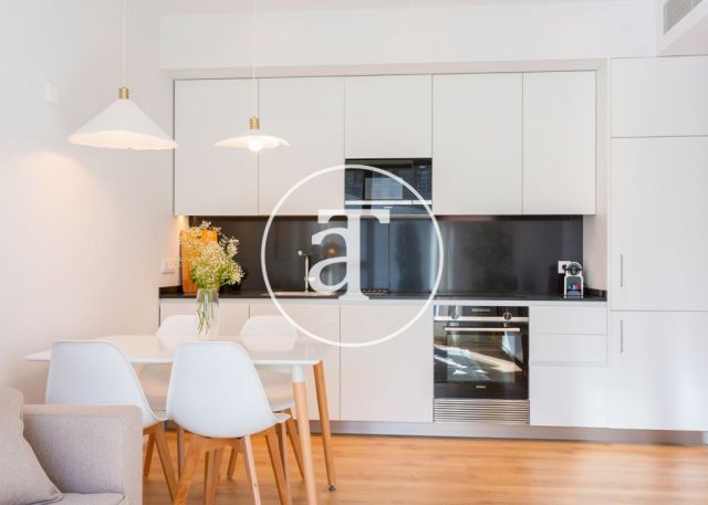 Monthly rental apartment with 2 bedrooms and shared pool close to Diagonal Av. 9