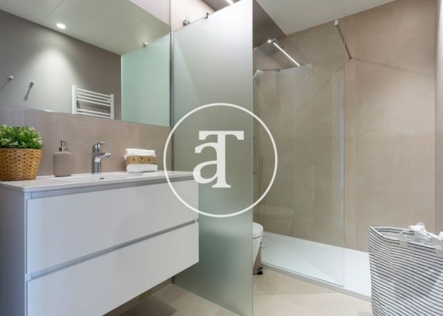 Piso de alquiler temporal de 2 habitaciones y piscina compartida a un paso de Av. Diagonal 21