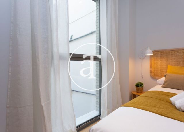 Piso de alquiler temporal de 2 habitaciones y piscina compartida a un paso de Av. Diagonal 18