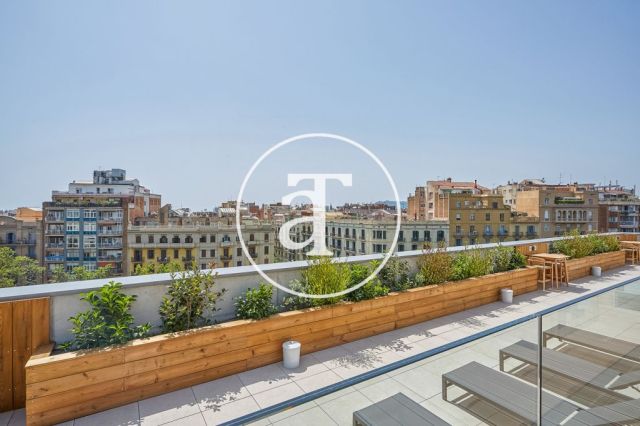 Piso de alquiler temporal de 2 habitaciones y piscina compartida a un paso de Av. Diagonal 48